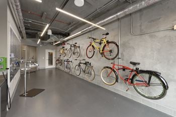 Bike rack & repair station